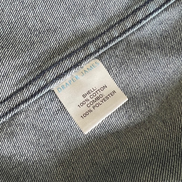 NWT Draper James Shearling Jean Jacket Size Medium (oversized) - Picture 14 of 16